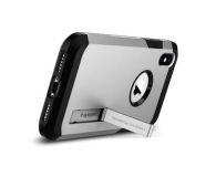 Spigen Etui Tough Armor do iPhone X srebrne - 1382041 - zdjęcie 2